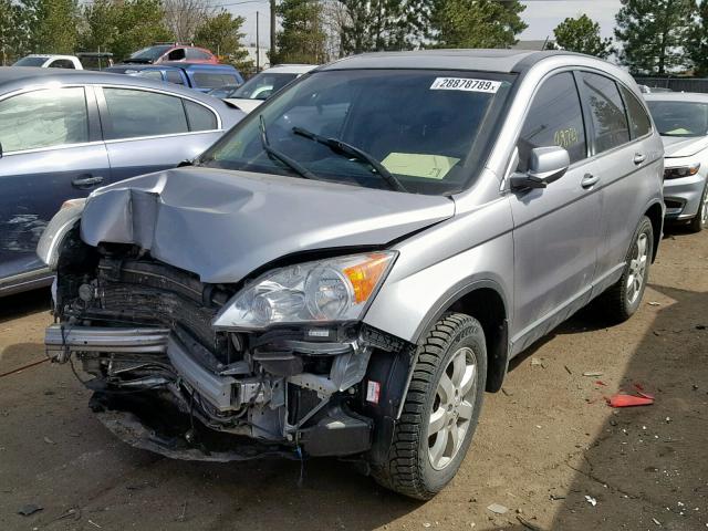 JHLRE48777C060581 - 2007 HONDA CR-V EXL SILVER photo 2