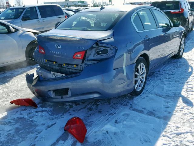 JNKCV61F59M350569 - 2009 INFINITI G37 BLUE photo 4