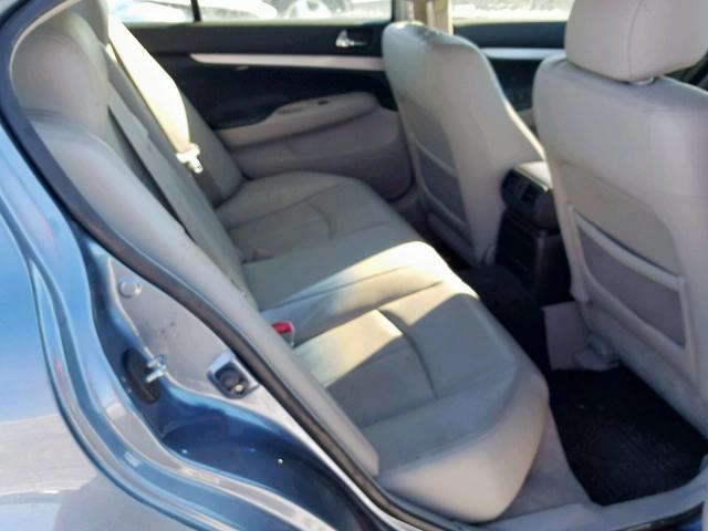 JNKCV61F59M350569 - 2009 INFINITI G37 BLUE photo 6