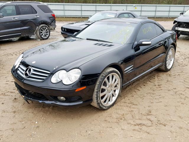 WDBSK75F94F070557 - 2004 MERCEDES-BENZ SL 500 BLACK photo 2