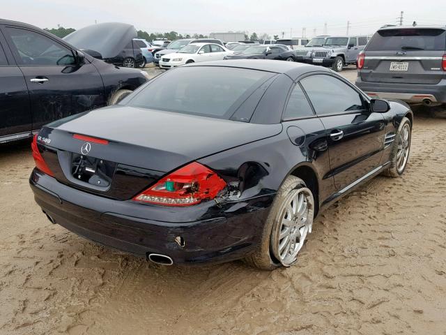 WDBSK75F94F070557 - 2004 MERCEDES-BENZ SL 500 BLACK photo 4