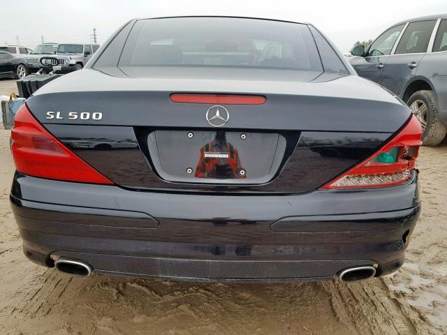 WDBSK75F94F070557 - 2004 MERCEDES-BENZ SL 500 BLACK photo 6