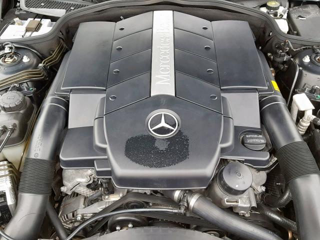 WDBSK75F94F070557 - 2004 MERCEDES-BENZ SL 500 BLACK photo 7