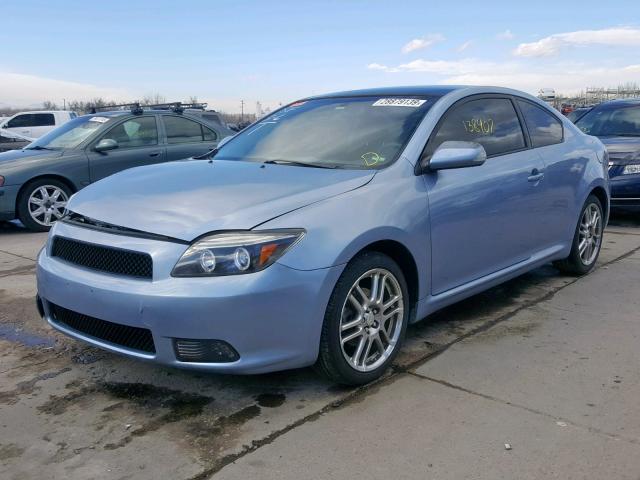 JTKDE167080248556 - 2008 SCION TC BLUE photo 2