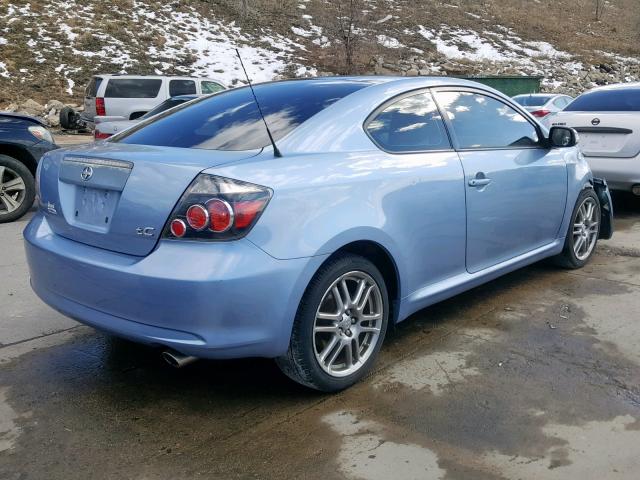 JTKDE167080248556 - 2008 SCION TC BLUE photo 4