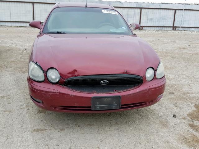 2G4WC532051193026 - 2005 BUICK LACROSSE C RED photo 9