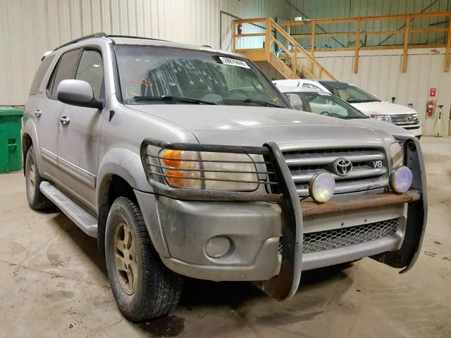 5TDBT48A11S009194 - 2001 TOYOTA SEQUOIA LI SILVER photo 1