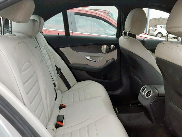 55SWF6EB7GU137761 - 2016 MERCEDES-BENZ C 450 4MAT SILVER photo 6