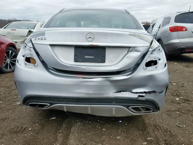 55SWF6EB7GU137761 - 2016 MERCEDES-BENZ C 450 4MAT SILVER photo 9