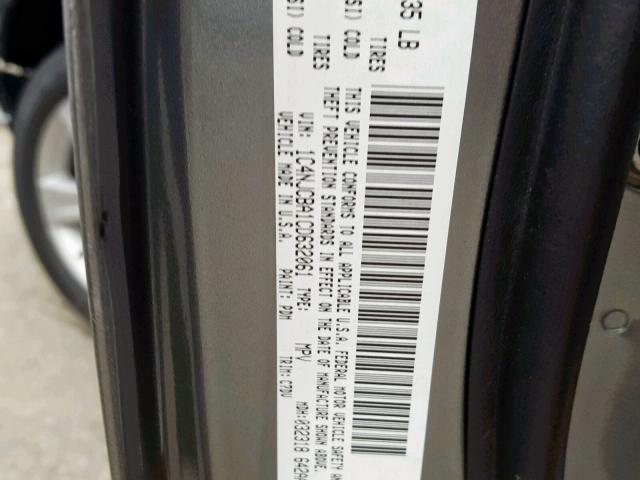 1C4NJCBA1CD632061 - 2012 JEEP COMPASS SP გრაფიტი ფოტო 10