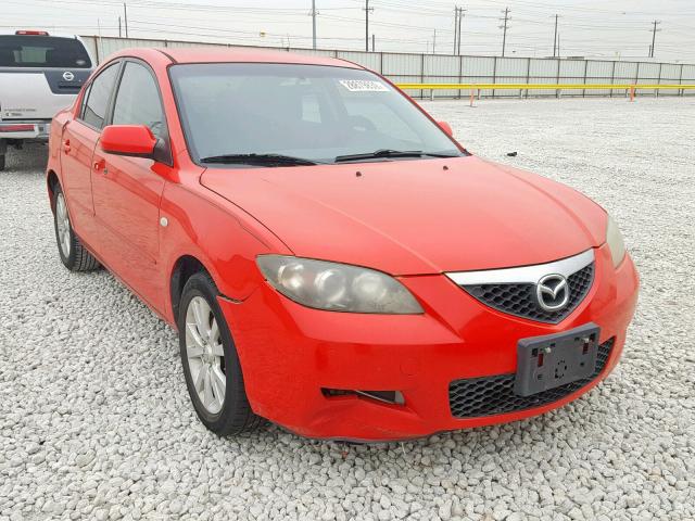 JM1BK12F071697152 - 2007 MAZDA 3 I RED photo 1