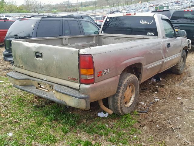 1GTEK14T5YZ155550 - 2000 GMC NEW SIERRA BEIGE photo 4