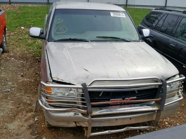 1GTEK14T5YZ155550 - 2000 GMC NEW SIERRA BEIGE photo 7