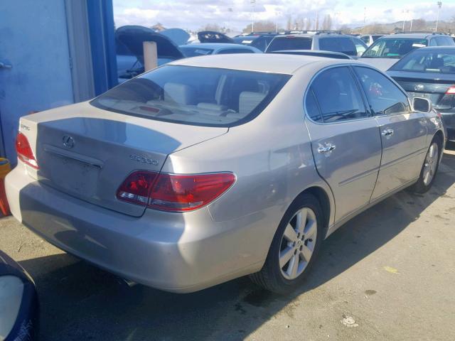 JTHBA30G755110668 - 2005 LEXUS ES 330 BEIGE photo 4