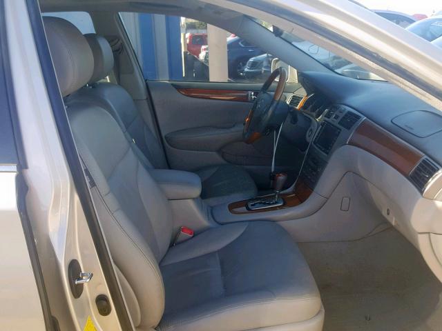 JTHBA30G755110668 - 2005 LEXUS ES 330 BEIGE photo 5