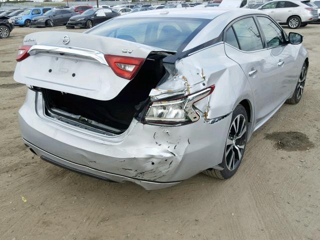 1N4AA6AP1JC378916 - 2018 NISSAN MAXIMA 3.5 SILVER photo 4