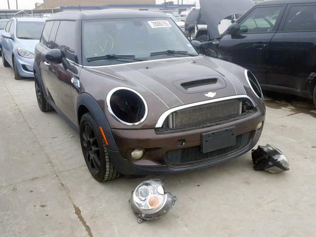 WMWMM33599TP91037 - 2009 MINI COOPER S C BROWN photo 1