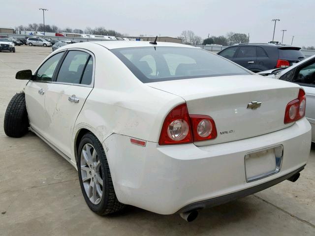 1G1ZK577084260607 - 2008 CHEVROLET MALIBU LTZ WHITE photo 3