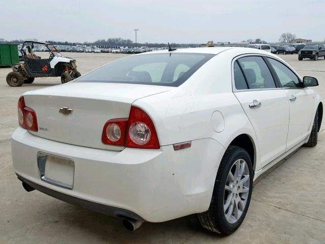 1G1ZK577084260607 - 2008 CHEVROLET MALIBU LTZ WHITE photo 4