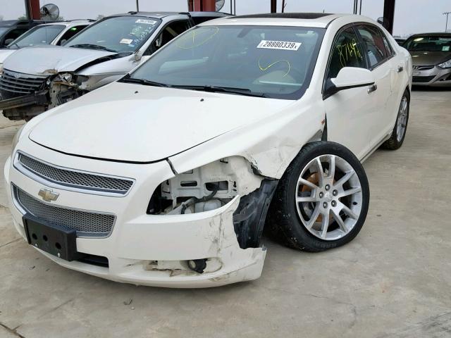 1G1ZK577084260607 - 2008 CHEVROLET MALIBU LTZ WHITE photo 9