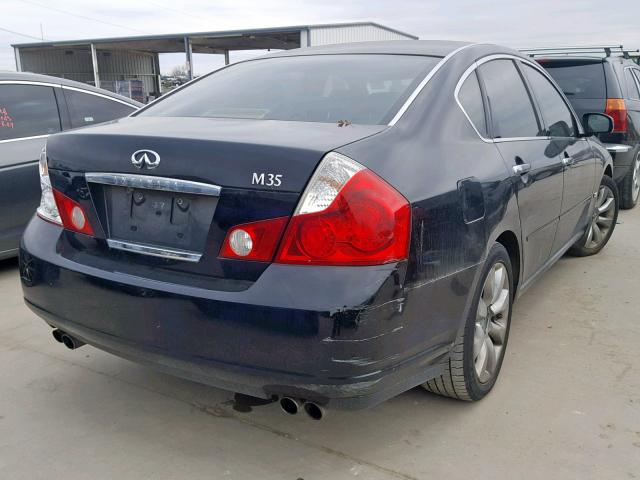 JNKAY01E37M300351 - 2007 INFINITI M35 BASE BLACK photo 4