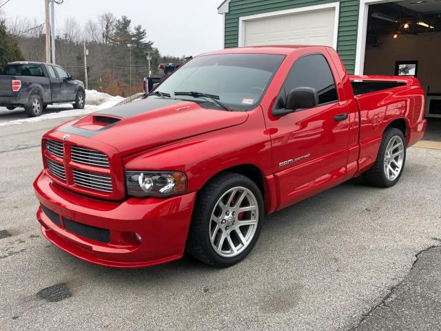 3D3HA16H95G737890 - 2005 DODGE RAM SRT10 RED photo 2