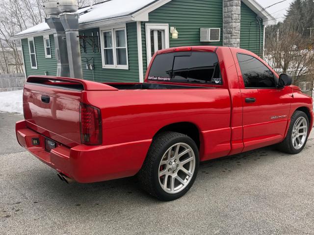 3D3HA16H95G737890 - 2005 DODGE RAM SRT10 RED photo 3