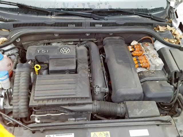 3VW637AJ6DM312101 - 2013 VOLKSWAGEN JETTA HYBR WHITE photo 7