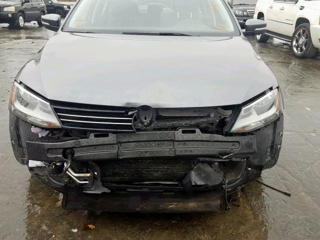 3VW3L7AJ1DM442810 - 2013 VOLKSWAGEN JETTA TDI GRAY photo 9