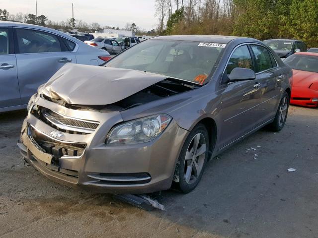 1G1ZC5E03CF133284 - 2012 CHEVROLET MALIBU 1LT 棕色 照片 2