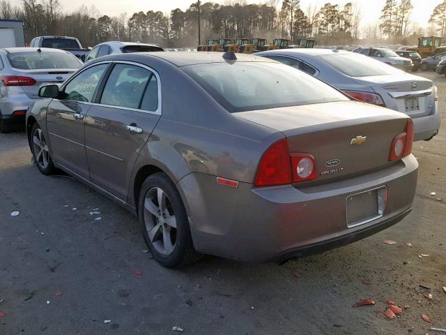 1G1ZC5E03CF133284 - 2012 CHEVROLET MALIBU 1LT 棕色 照片 3