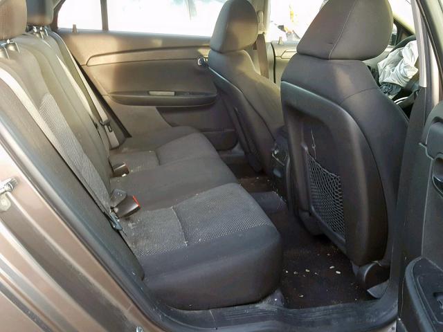 1G1ZC5E03CF133284 - 2012 CHEVROLET MALIBU 1LT 棕色 照片 6