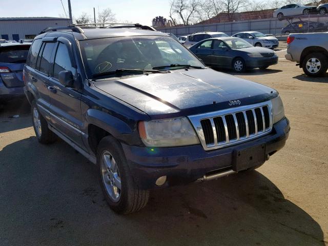 1J8GW68J84C110207 - 2004 JEEP GRAND CHER BLUE photo 1