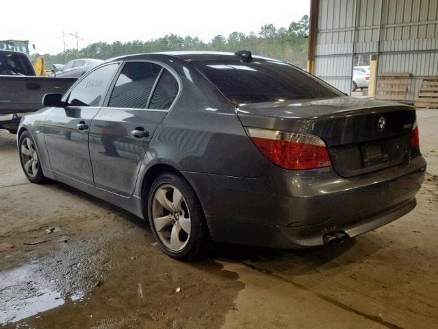 WBANE53527CW61692 - 2007 BMW 525 I GRAY photo 3