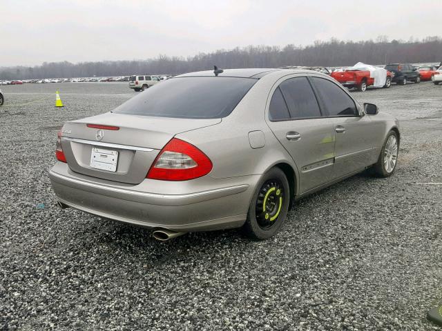 WDBUF56X88B251865 - 2008 MERCEDES-BENZ E 350 GOLD photo 4