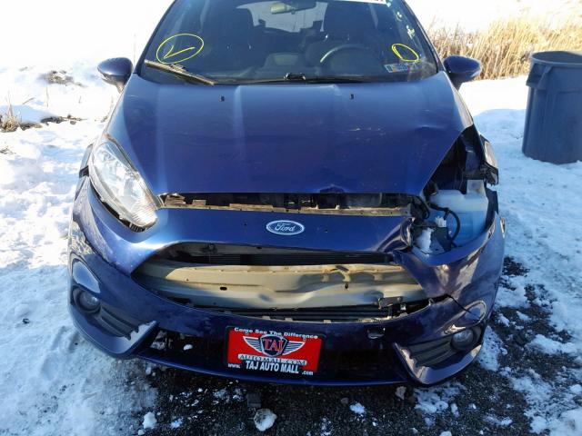 3FADP4GX3GM190400 - 2016 FORD FIESTA ST BLUE photo 9