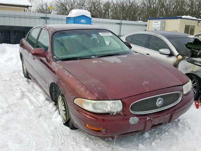 1G4HP54K024149135 - 2002 BUICK LESABRE CU MAROON photo 1