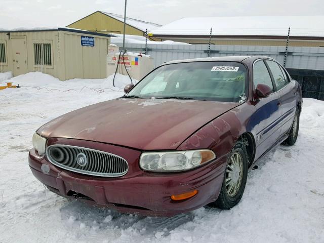 1G4HP54K024149135 - 2002 BUICK LESABRE CU MAROON photo 2