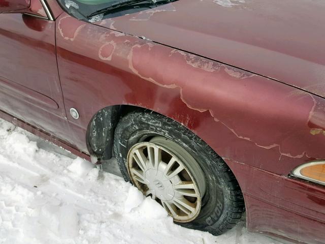 1G4HP54K024149135 - 2002 BUICK LESABRE CU MAROON photo 9