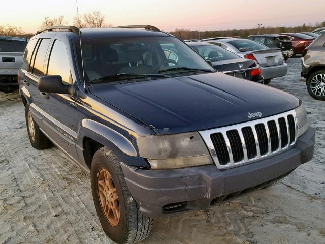 1J4GX48S92C274199 - 2002 JEEP GRAND CHER BLUE photo 1