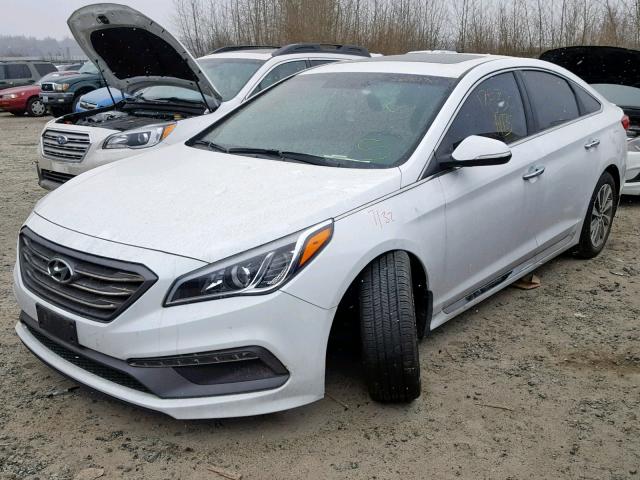 5NPE34AF7HH594043 - 2017 HYUNDAI SONATA SPO GRAY photo 2