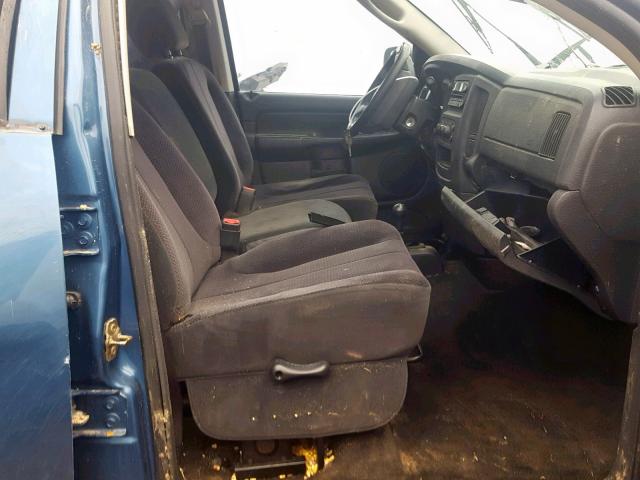 3D7KS28C75G816354 - 2005 DODGE RAM 2500 S Mavi foto 5