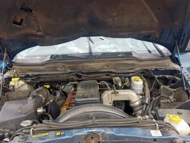 3D7KS28C75G816354 - 2005 DODGE RAM 2500 S Mavi foto 7