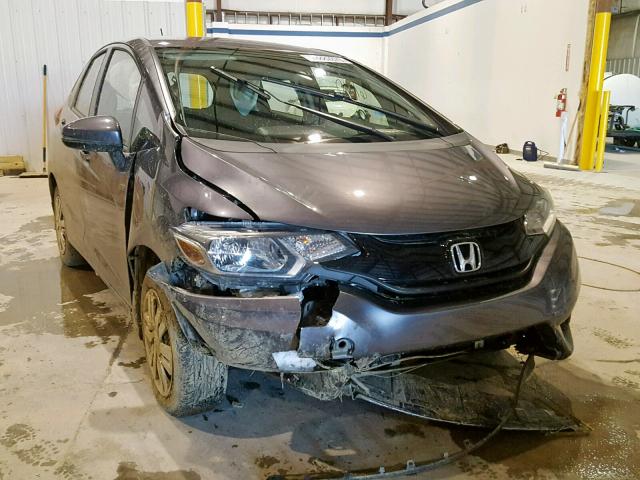 3HGGK5H55FM754105 - 2015 HONDA FIT LX GRAY photo 1