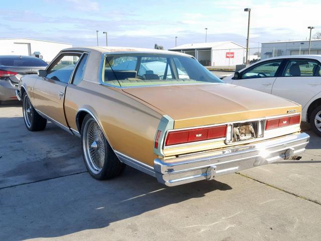 1N47L7C172785 - 1977 CHEVROLET CAPRICE GOLD photo 3