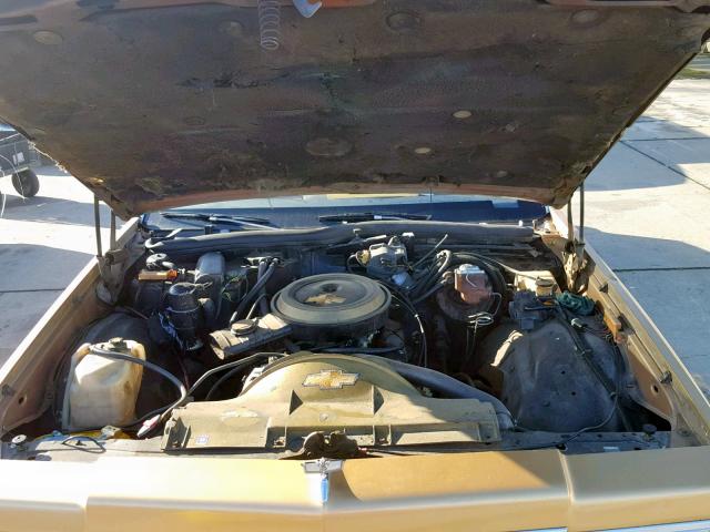 1N47L7C172785 - 1977 CHEVROLET CAPRICE GOLD photo 7