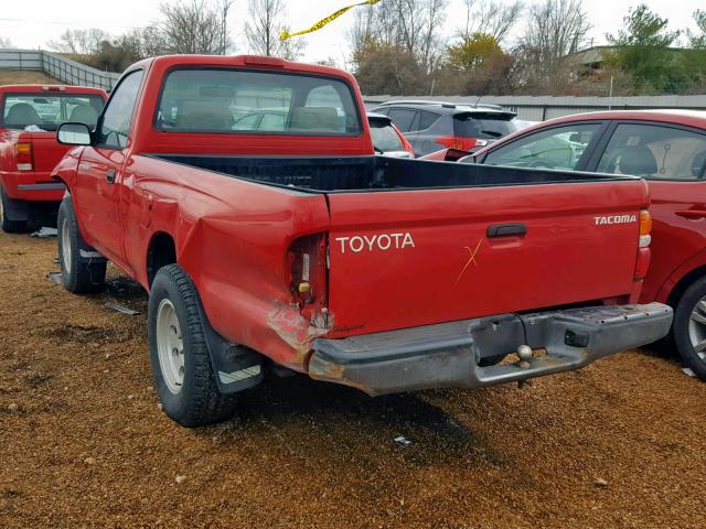 5TENL42N42Z012104 - 2002 TOYOTA TACOMA RED photo 3