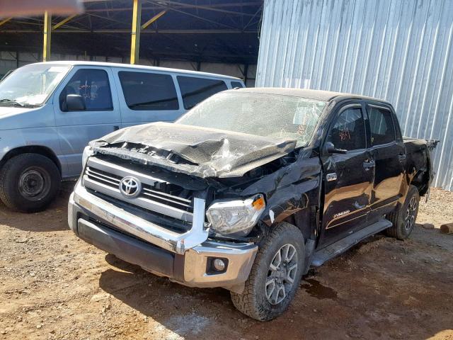 5TFDY5F15EX406832 - 2014 TOYOTA TUNDRA CRE BLACK photo 2