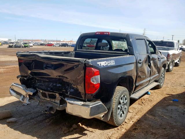 5TFDY5F15EX406832 - 2014 TOYOTA TUNDRA CRE BLACK photo 4