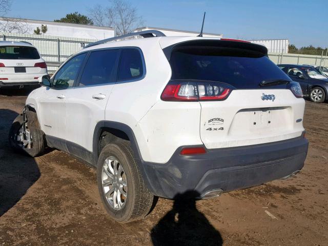 1C4PJMCX8KD250674 - 2019 JEEP CHEROKEE L WHITE photo 3